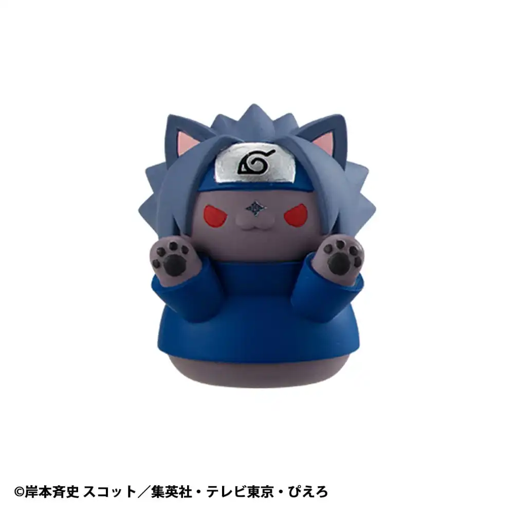Naruto Shippuden Mega Cat Project Nyaruto! Trading Figures Come here Sasuke-kun 3 cm - 1 Unidade